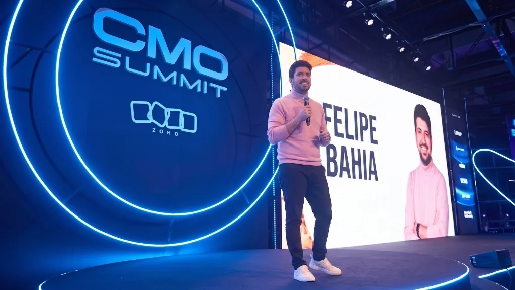 Felipe Bahia no palco